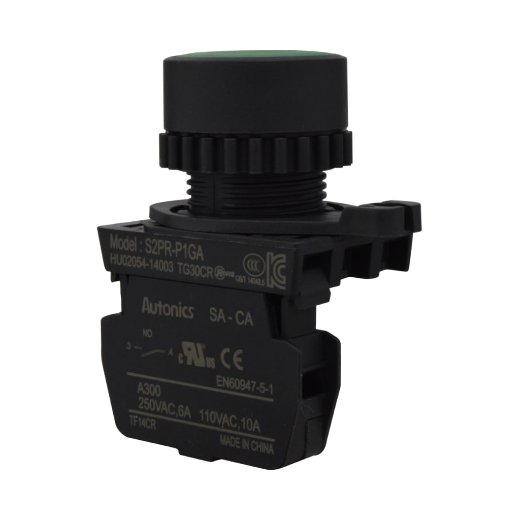 66 PULS PLAST 22mm NA VERDE 10A/110V