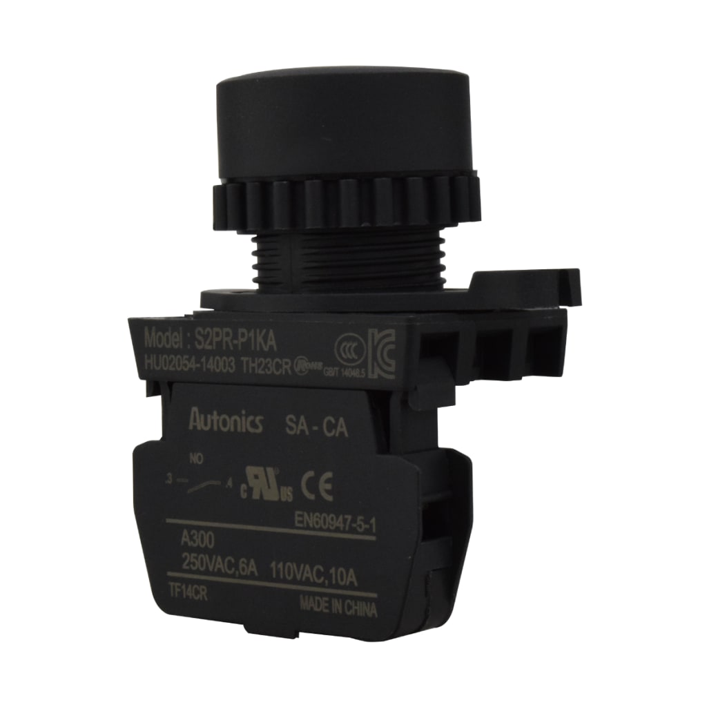 67 PULS PLAST 22mm NA NEGRO 10A/110V