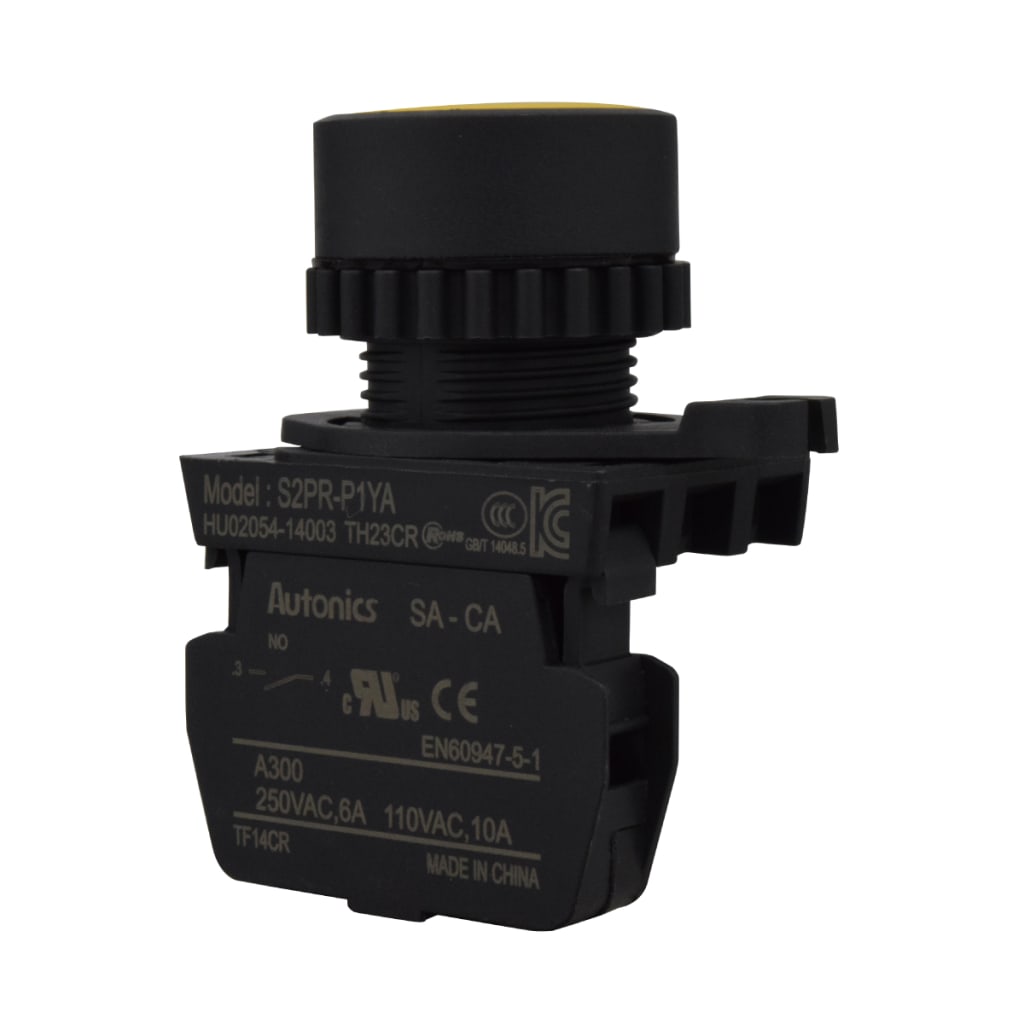 69 PULS PLAST 22mm NA AMARILLO 10A/110V