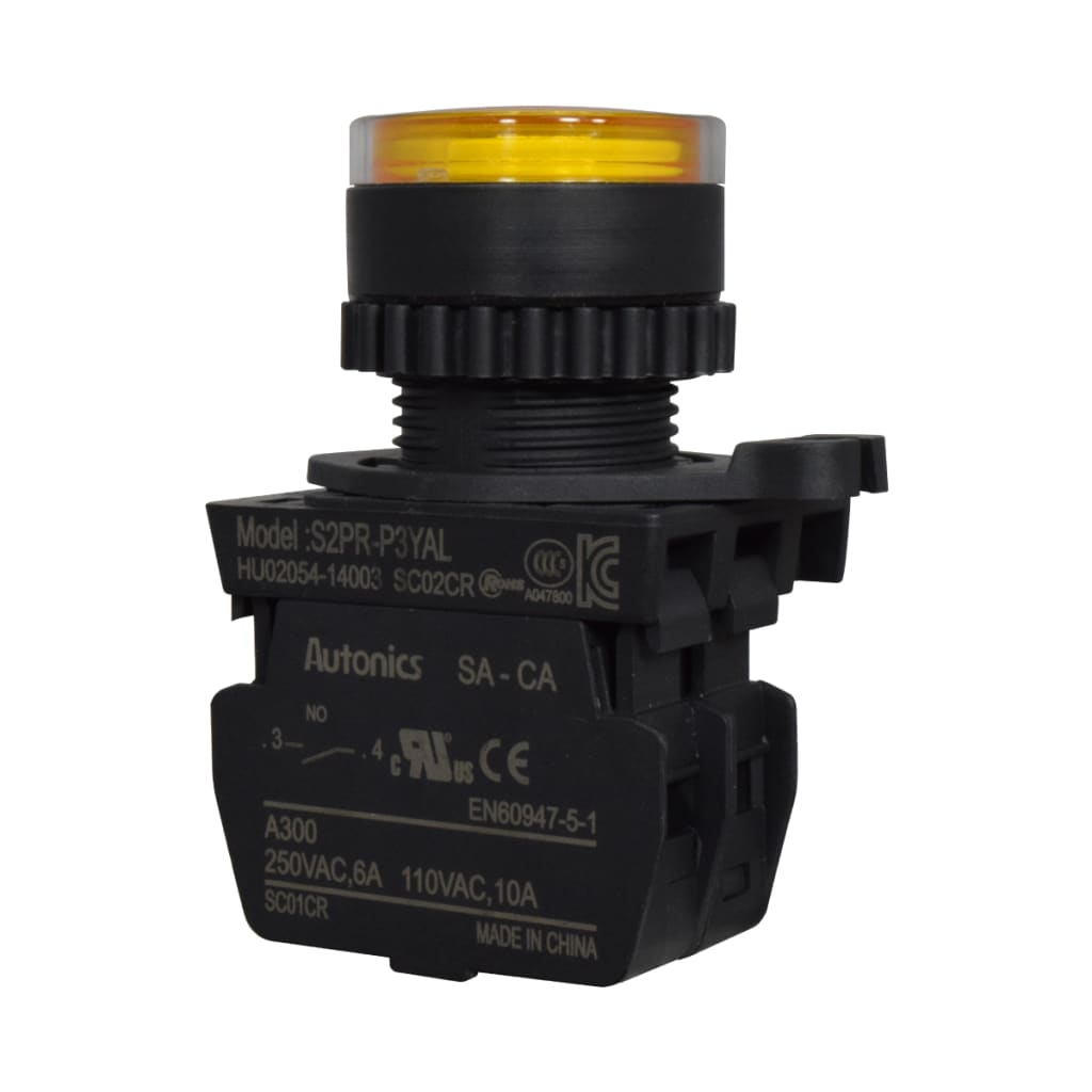25 PULS PLAST NA + LED AMA 110-220 VAC 22mm