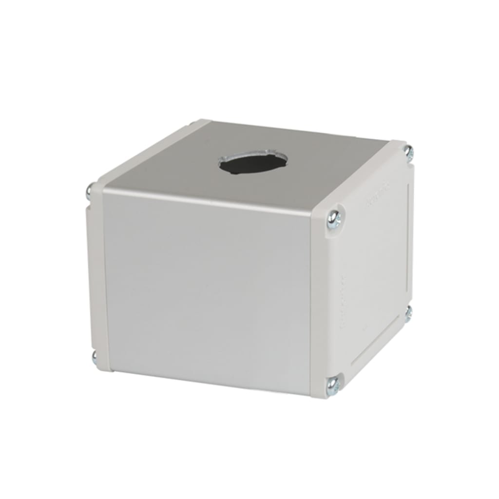 CAJA CUADRADA 1H 22mm ALUMINIO