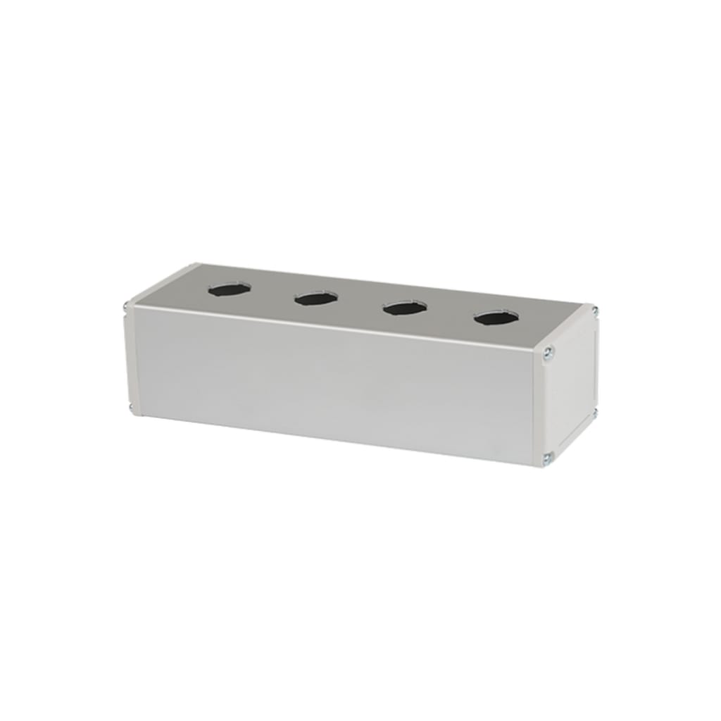 CAJA CUADRADA 4H 22mm ALUMINIO