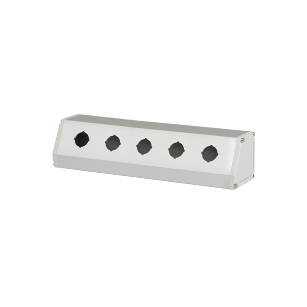 CAJA TRIANGULAR 5H 22mm ALUMINIO