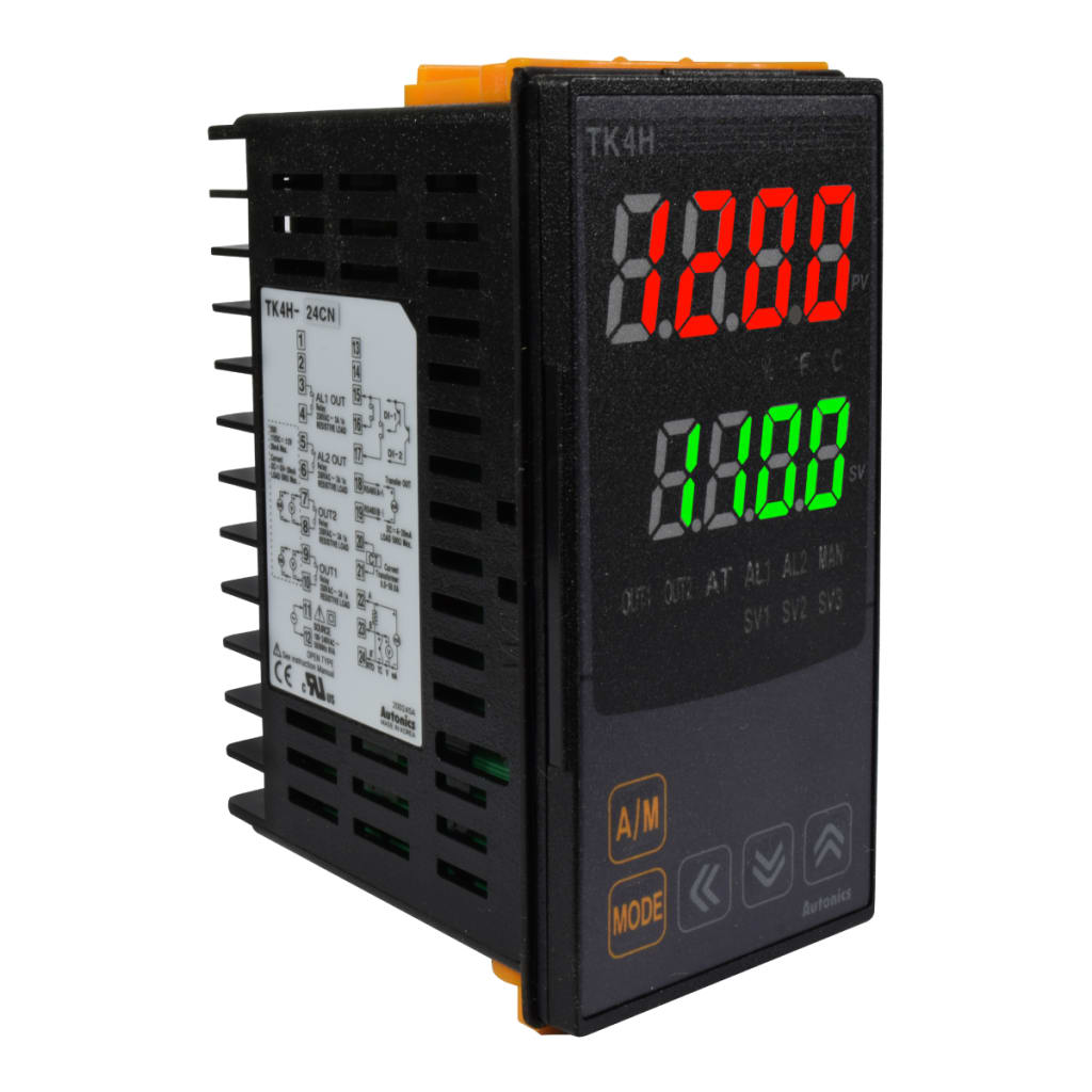 CONTROL DE PROCESOS TK4, 48 X 96 MM, 1 SALIDA CORRIENTE, 2 EVENTOS A RELE NA.