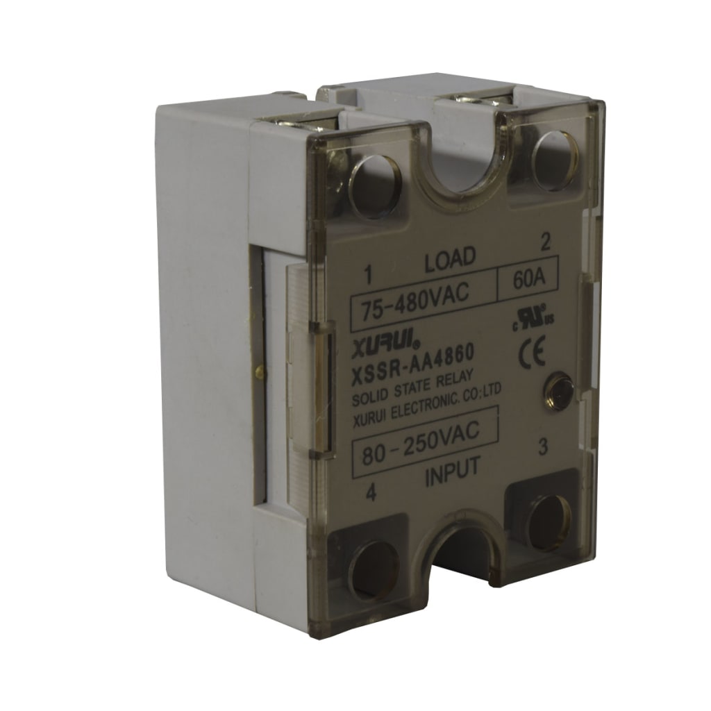 SSR 60A 80-250VAC 480VAC C/TAPA Y LED IND SERIE W6