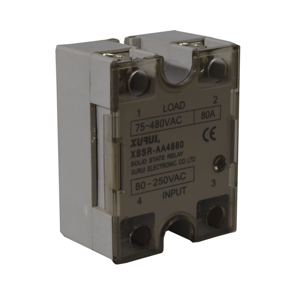 SSR 80A 80-250VAC 480VAC C/TAPA Y LED IND SERIE W6