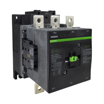 CONTACTOR 225A AC-3, 2 AX-NO, 2 AX-NC,  CONTROL A 220VAC/DC 50/60HZ.