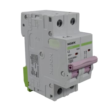 BREAKER 2X 2A, 10KA CURVA C, 230/400 VAC, IEC