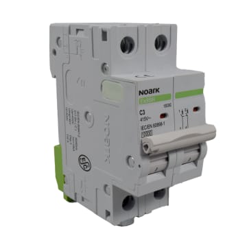BREAKER 2X 3A, 10KA CURVA C, 230/400 VAC, IEC