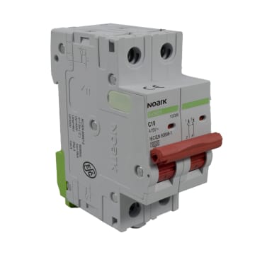 BREAKER 2X 10A, 10KA CURVA C, 230/400 VAC, IEC