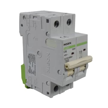 BREAKER 2X 50A, 10KA CURVA C, 230/400 VAC, IEC