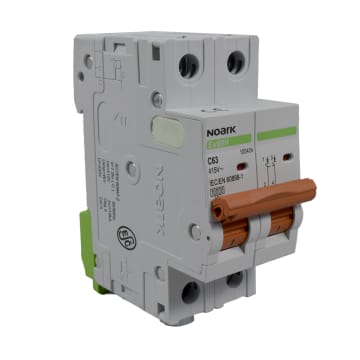 BREAKER 2X 63A, 10KA CURVA C, 230/400 VAC, IEC