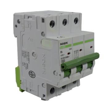 BREAKER 3X 6A, 10KA CURVA C, 230/400 VAC, IEC