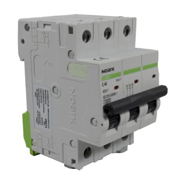 BREAKER 3X 40A, 10KA CURVA C, 230/400 VAC, IEC