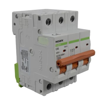 BREAKER 3X 63A, 10KA CURVA C, 230/400 VAC, IEC