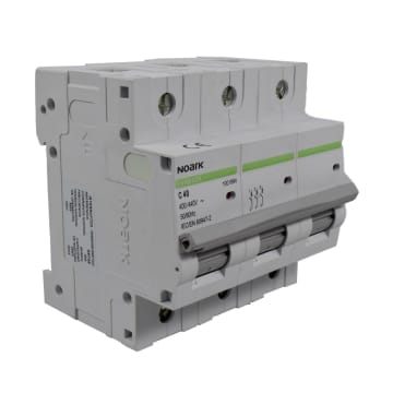 BREAKER PARA RIEL 3X 40A,  CURVA C,  240/400 VAC,  ICU=25KA, ICS=20KA.