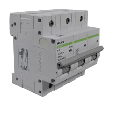 BREAKER PARA RIEL 3X 50A,  CURVA C,  240/400 VAC,  ICU=25KA, ICS=20KA.