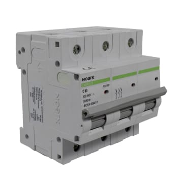 BREAKER PARA RIEL 3X 80A,  CURVA C,  240/400 VAC,  ICU=25KA, ICS=20KA.
