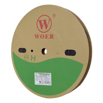 TERMOENCOGIBLE NEGRO 2.5mm ROLLO/200M ULT125ºC