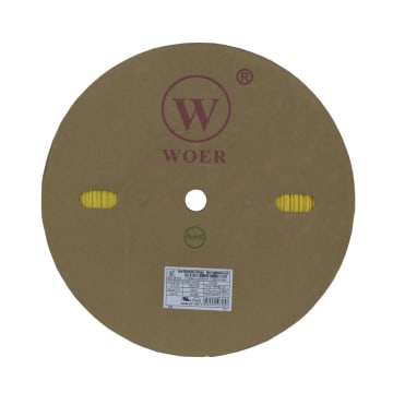 TERMOENCOGIBLE AMARILLO 18mm ROLLO/100M UL T125 °C