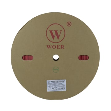TERMOENCOGIBLE ROJO 20mm ROLLO/100M UL T125°C