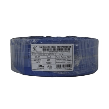 TERMOENCOGIBLE AZUL 50mm ROLLO/25M UL T125°C