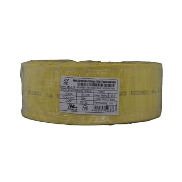 TERMOENCOGIBLE AMARILLO 60mm ROLLO/25M UL T125°C