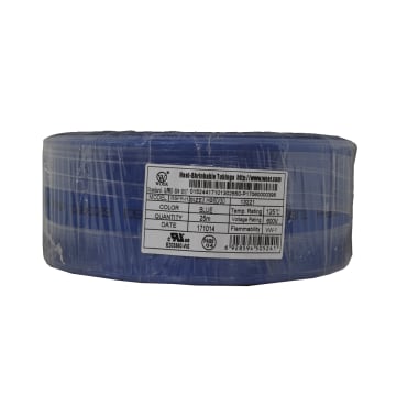 TERMOENCOGIBLE AZUL 60mm ROLLO/25M UL T125°C