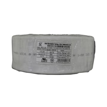TERMOENCOGIBLE BLANCO 60mm ROLLO/25M UL T125°C