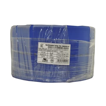 TERMOENCOGIBLE AZUL 100mm ROLLO/25M UL T125°C