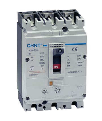 BRK CAJA MOLDEADA DE 2 P, 225 AMP, 65/50KA TENSION DE TRABAJO: 220/415VAC TENSION DE AISLAMIENTO: MAX UI 800VAC 50/60HZ