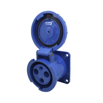 TOMA INCRUSTAR 63A 230VAC 2P+T AZUL