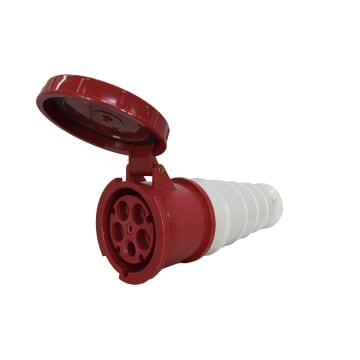 TOMA AEREA 125A 220-380/240-415VAC ROJO