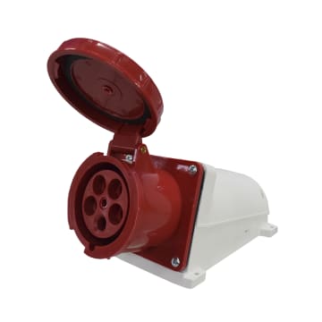TOMA SOBREPONER 125A 220-380/240-415VAC ROJO