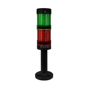 BALIZA INTERMITENTE MOD 2C 50MM 24VAC LED ROJO-VERDE