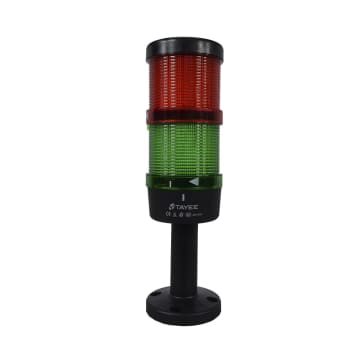 BALIZA INTERMITENTE MOD 2C 70MM 110VAC LED ROJO-VERDE