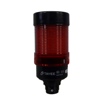 BALIZA ROT LED ROJ+BUZ 110VAC 50mm