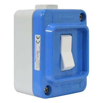 CONMUTADOR S/PONER GRP 1P  16A 250VAC / 10A 400VAC M20 IP67 62X80X48 mm