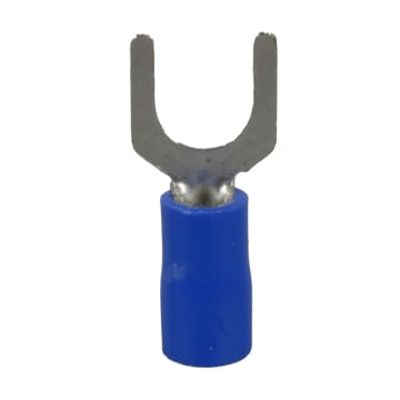 TERMINAL U AZUL 6.4mm 14-16AW6 X 1 PQTE DE 100 UND