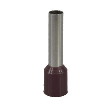 TERMINAL PIN HUECO CAFE 7AWG X 1 PQTE DE 100 UNID