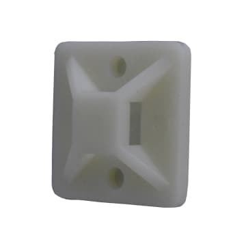 BASE ADH P/AMA 25X25MM BLANCA 1 PQTE X 100