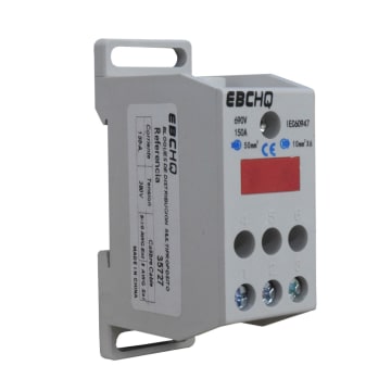 BLOQ DIST AMA E6 1/0AWG/SAL 6X8AWG 150A/690V