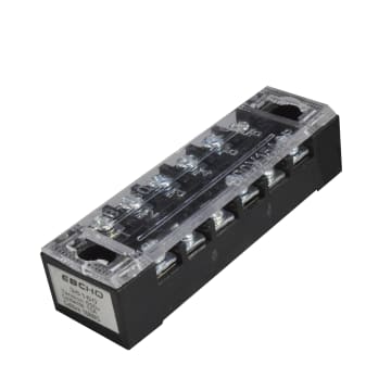 REGLETA TB C/TAPA 6P 15A/600V X 20 UNID