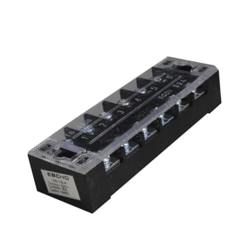REGLETA TB C/TAPA 6P 35A/600V X 20 UNID
