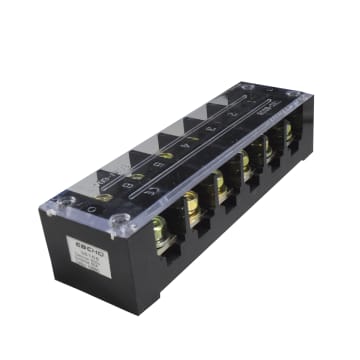 REGLETA TB C/TAPA 6P 60A/600V X 10 UNID