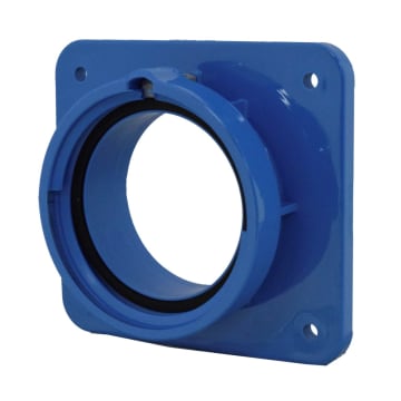 SOPORTE INCRUSTAR RECTO 100x108mm USAR CON 32A 3P+N+T IP66/IP67/IP68/IP69