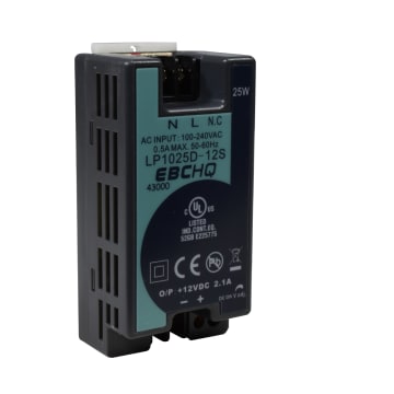 FUENTE SW 12VDC/25W RIEL 90-264V