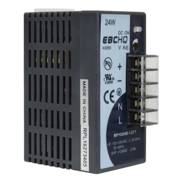 FUENTE SW 12VDC/24W RIEL UL