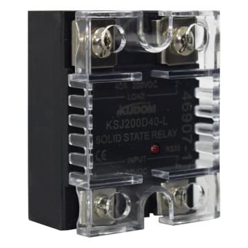 SSR 40A 4-32VDC 200VDC C/TAPA Y LED IND
