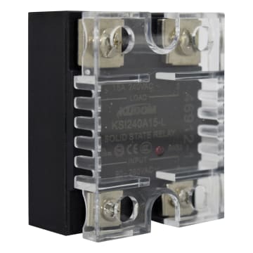 SSR 15A 240VAC VOL/ENT 90-280VAC C/TAPA LED